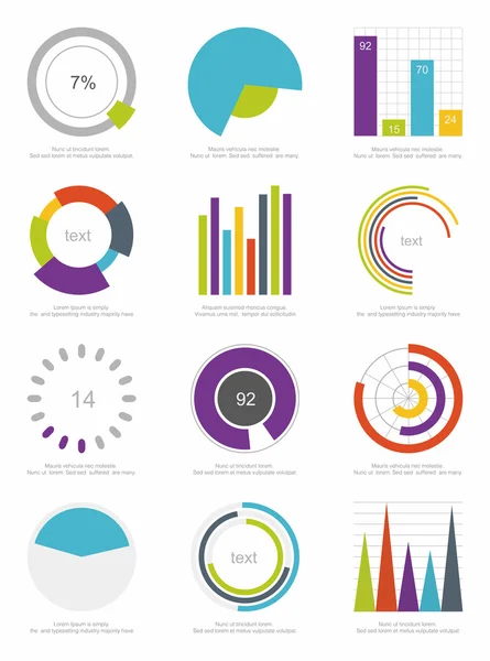 Elementos de infografía — Archivo Imágenes Vectoriales