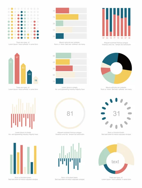 Éléments d'infographie — Image vectorielle