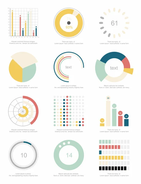 Infográficos Elementos —  Vetores de Stock