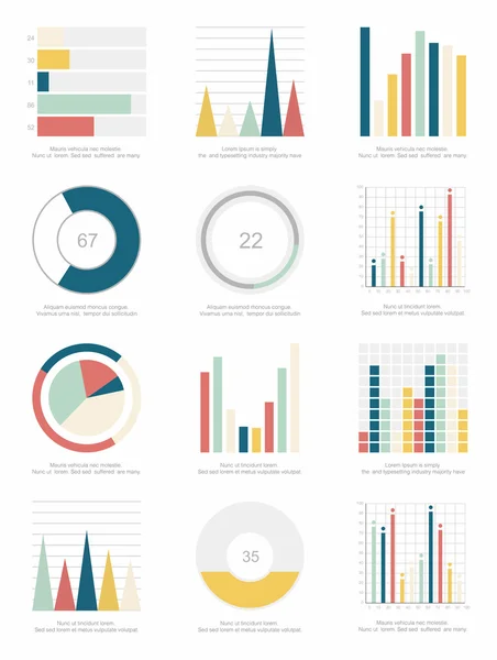 Elementos de infografía — Archivo Imágenes Vectoriales