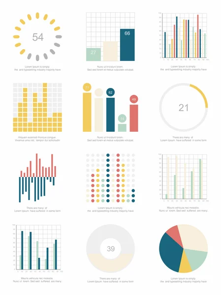 Elementi infografici — Vettoriale Stock