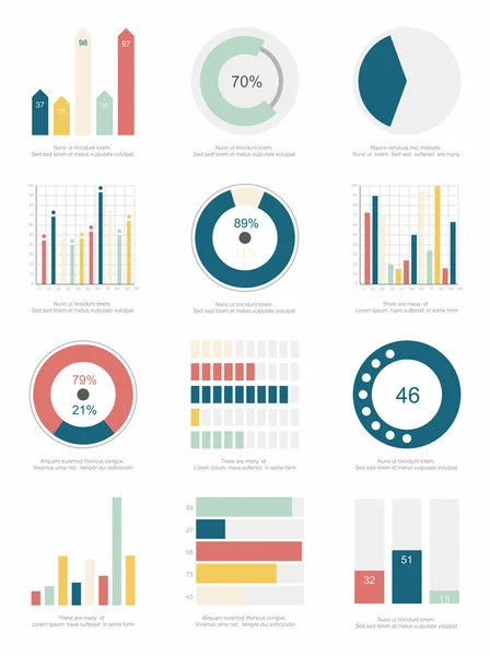 Elementi infografici — Vettoriale Stock