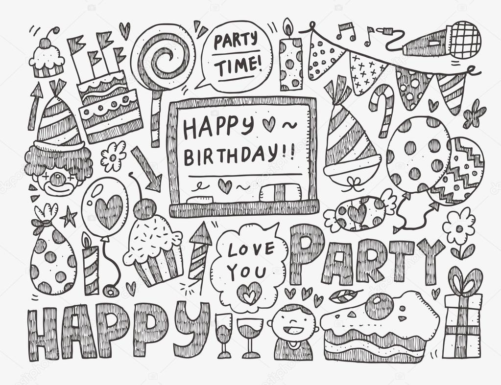 Birthday party background