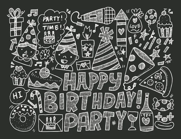 Fondo de fiesta de cumpleaños — Vector de stock