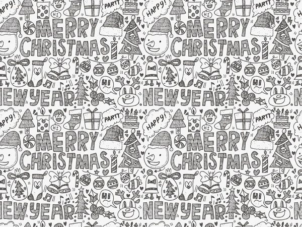 Seamless Christmas pattern — Stock Vector