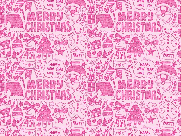 Seamless Christmas pattern — Stock Vector