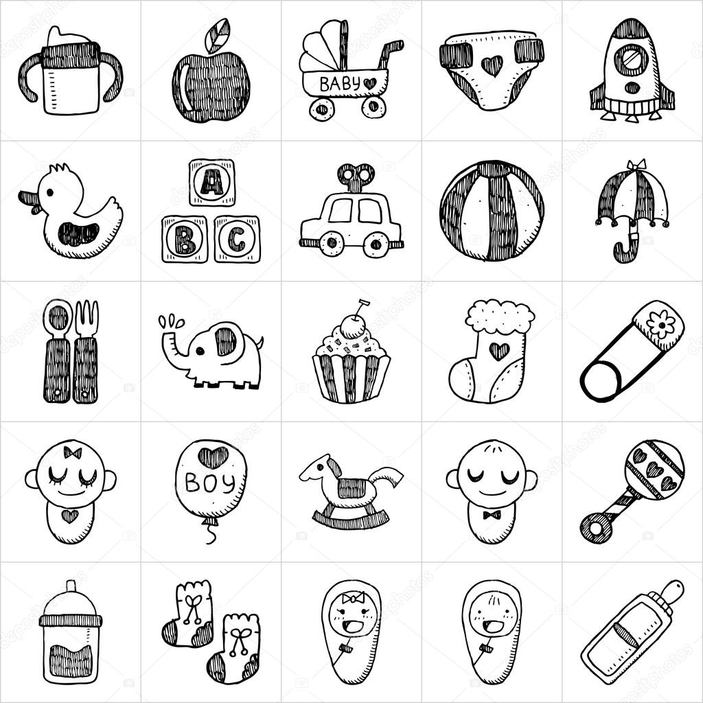 Baby icon sets