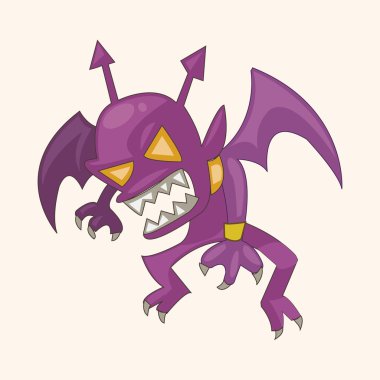 tuhaf canavar Tema öğeleri