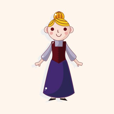 karikatür karakter kişi tema öğeleri