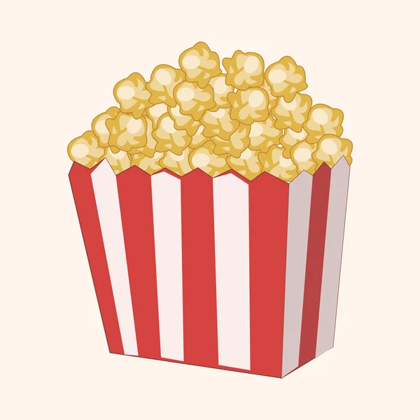 Popcorn-Elemente — Stockvektor
