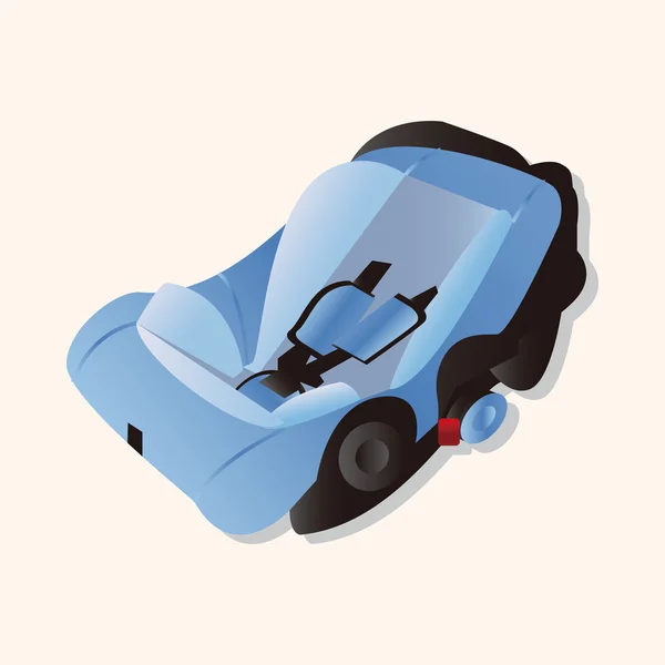 Baby Safety Seat theme elements — Stock Vector