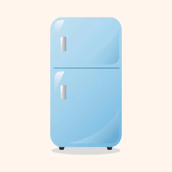 Domácí spotřebiče chladničky motivu — Stockový vektor