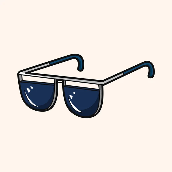 Lunettes de soleil éléments de thème — Image vectorielle