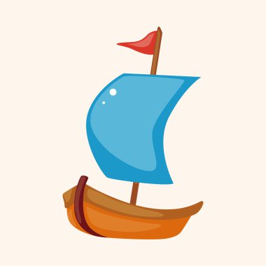 Ulaşım tekne Tema öğeleri