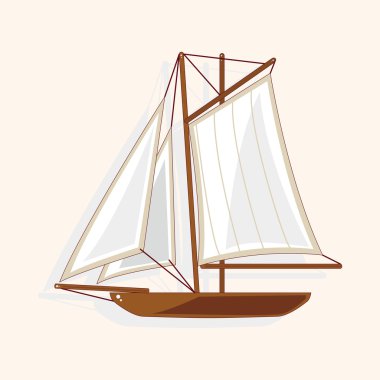 Ulaşım tekne Tema öğeleri