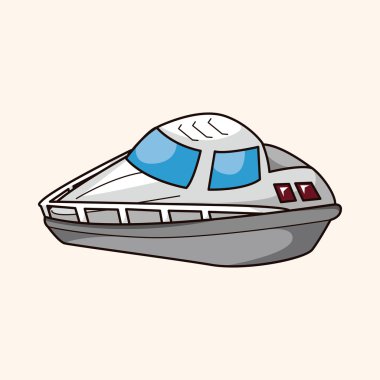 Ulaşım tekne Tema öğeleri