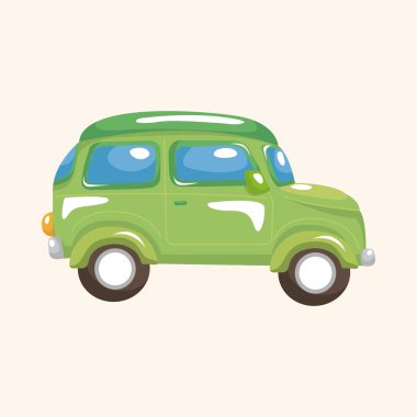 ulaşım araba tema öğeleri