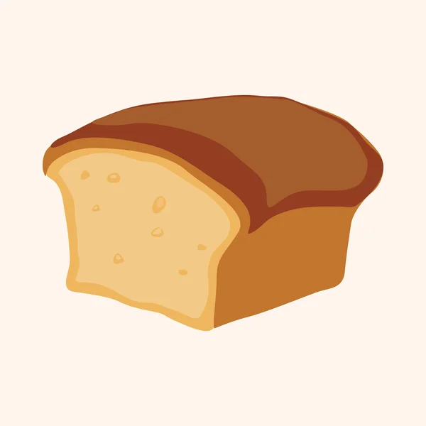 Prvky motivů chléb — Stockový vektor