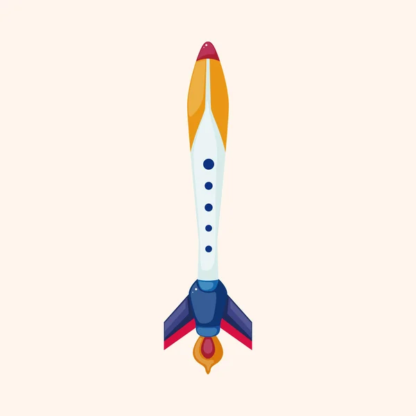 Éléments thème vaisseau spatial — Image vectorielle