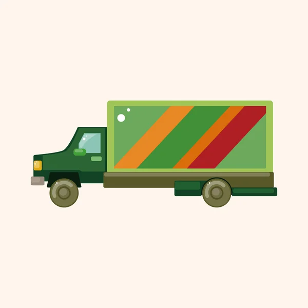 Éléments de thème camion — Image vectorielle