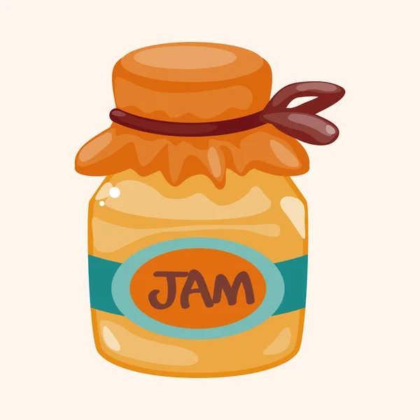 Jam temaelement — Stock vektor