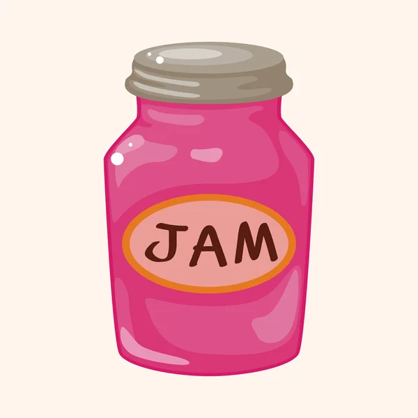 Jam theme elements — Stock Vector