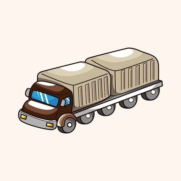 Truck theme elements — Stock Vector