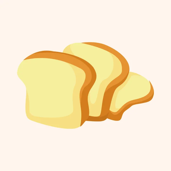 Elementos de tema de pan — Archivo Imágenes Vectoriales