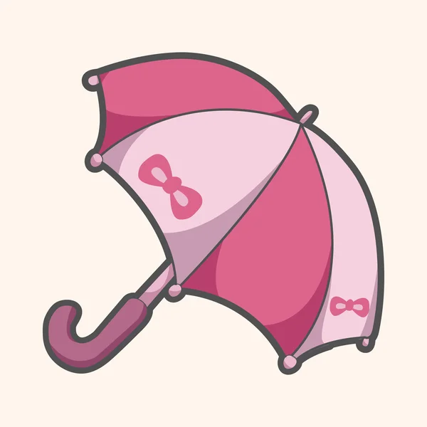 Umbrella theme elements — Stock Vector