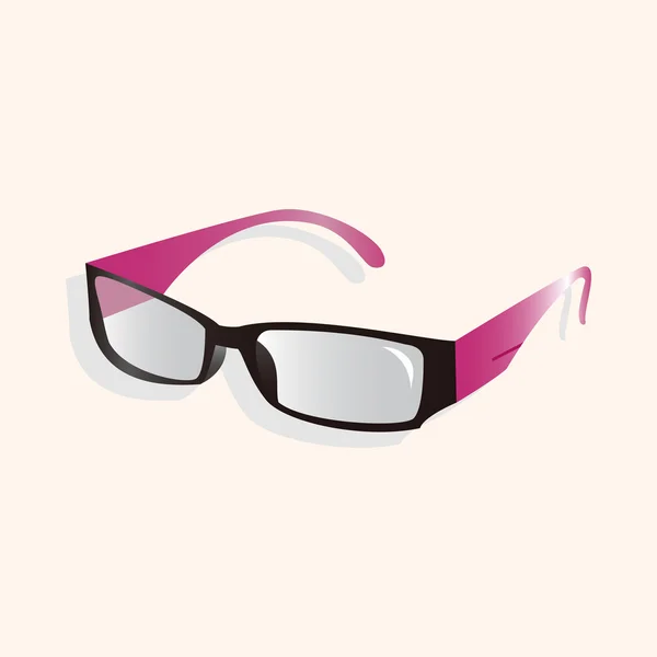 Elementi a tema occhiali — Vettoriale Stock