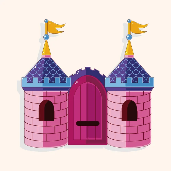 Elementos do tema castelo —  Vetores de Stock