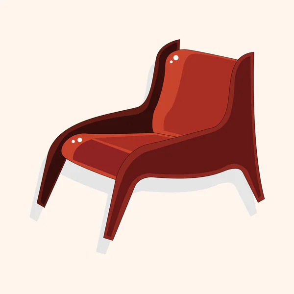 Židle motivu — Stockový vektor