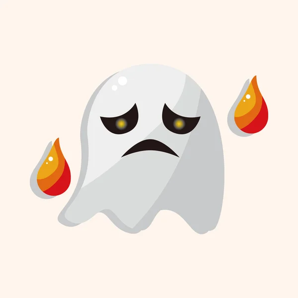 Ghost thema-elementen — Stockvector