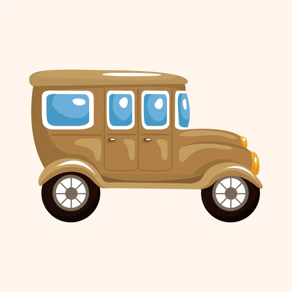 Transporte coche elementos temáticos — Vector de stock