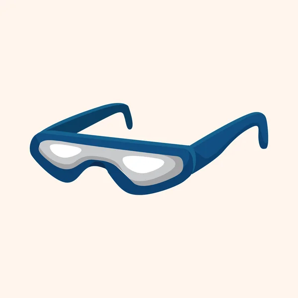Glasögon temaelement — Stock vektor