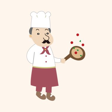 Şef Tema öğeleri vektör, eps