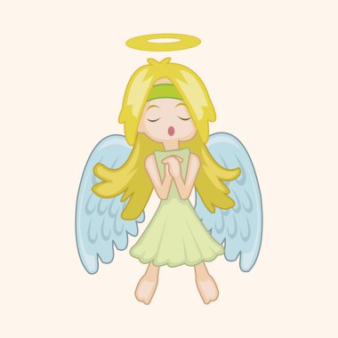 Angel Tema öğeleri vektör, eps