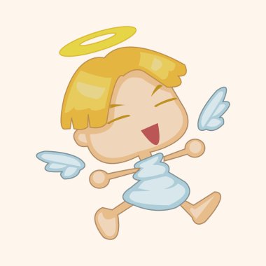 Angel Tema öğeleri vektör, eps