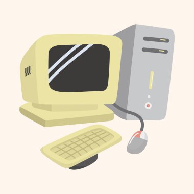 bilgisayar Tema öğeleri vektör, eps