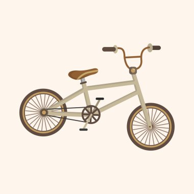 ulaşım Bisiklet Tema öğeleri vektör, eps