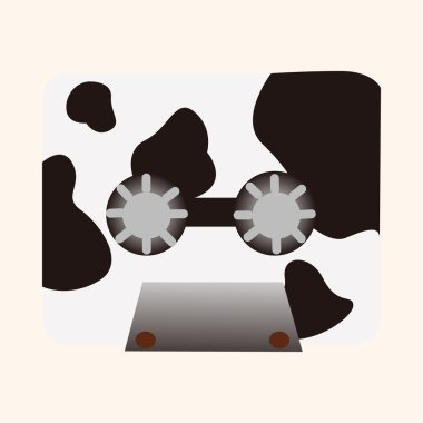 Audio thema elementen vector, eps