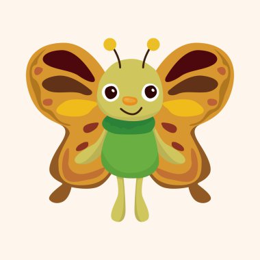 Kelebek Tema öğeleri vektör, eps