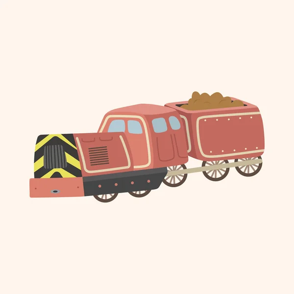 Transportation train theme elements vector,eps — Stock Vector