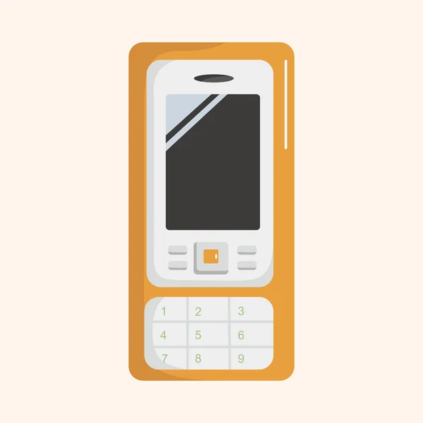 携帯電話のテーマの要素のベクトル、eps — ストックベクタ
