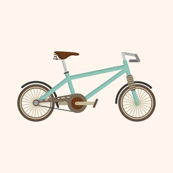 Transporte bicicleta tema elementos vector, eps — ストックベクタ