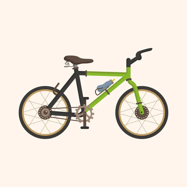Transporte bicicleta tema elementos vector, eps — Vector de stock