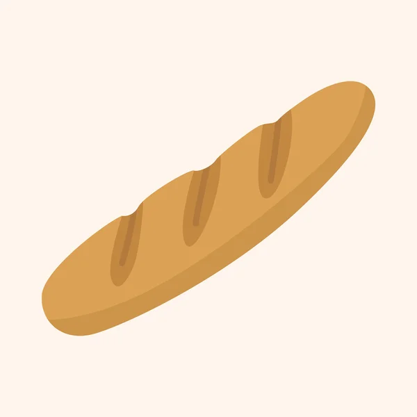 Bröd temaelement — Stock vektor
