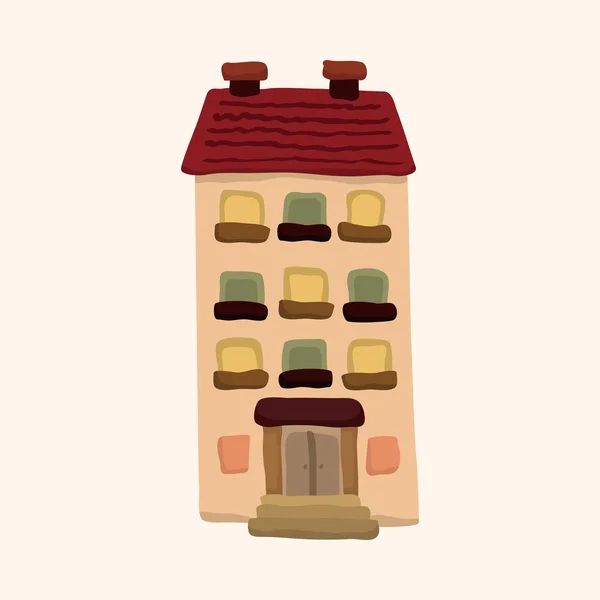 Элементы строительного дома — стоковый вектор