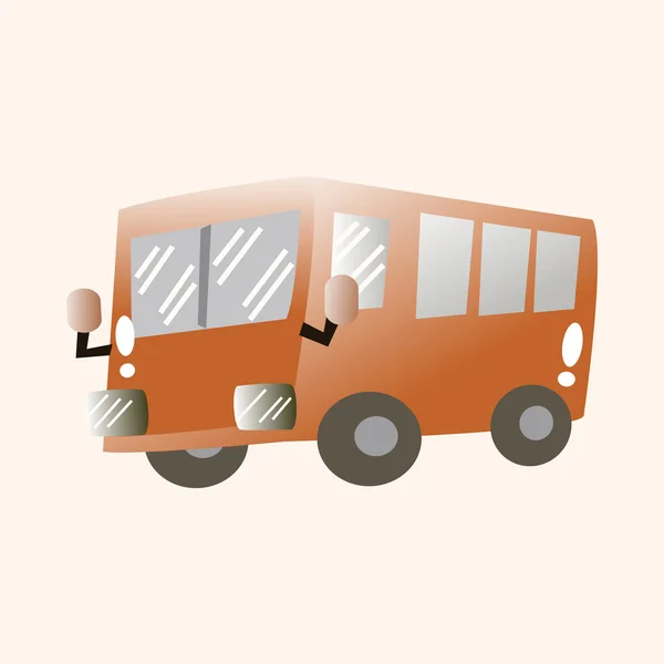 Transport Auto Bus Themenelemente Vektor, eps — Stockvektor