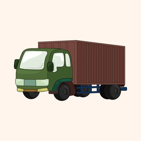 LKW Thema Elementen Vector, eps — 图库矢量图片